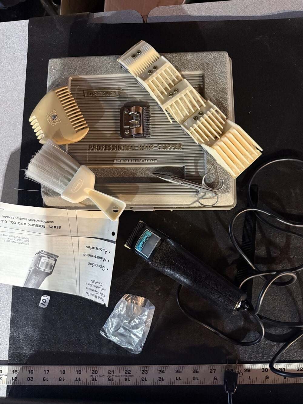 VTG Sears Craftsman Professional Gear Drive Electric Hair Clipper Barbering(X)